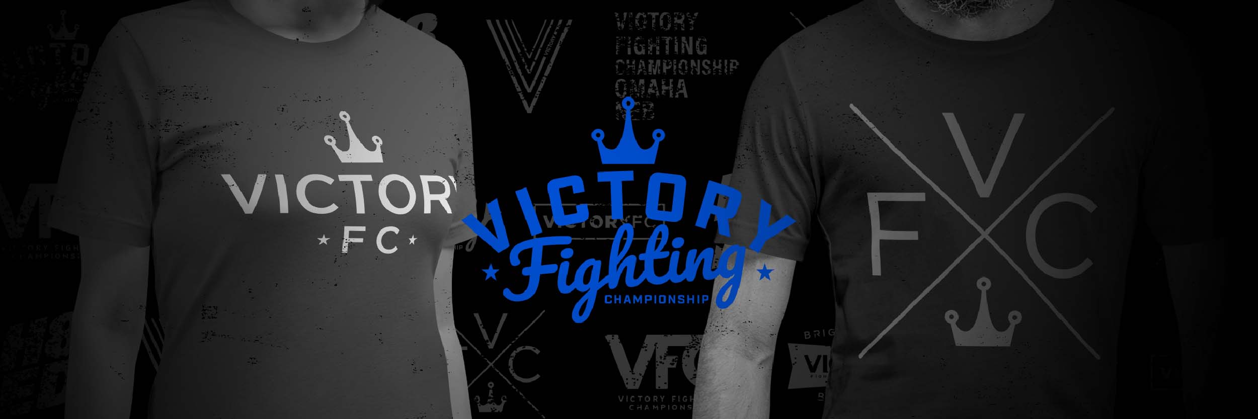 Victory Fighting Championship t-shirt background blue