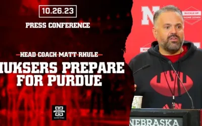 Nebraska Football Head Coach Matt Rhule Meets with Media ahead of Purdue | Oct. 26, 2023