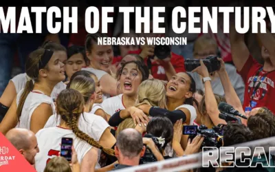 Nebraska Volleyball vs Wisconsin 2023 | THE MATCH OF THE CENTURY | Hurrdat Sports