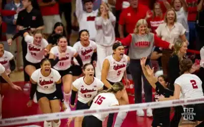 Nebraska Volleyball vs. Wisconsin Photos – 10/21/23