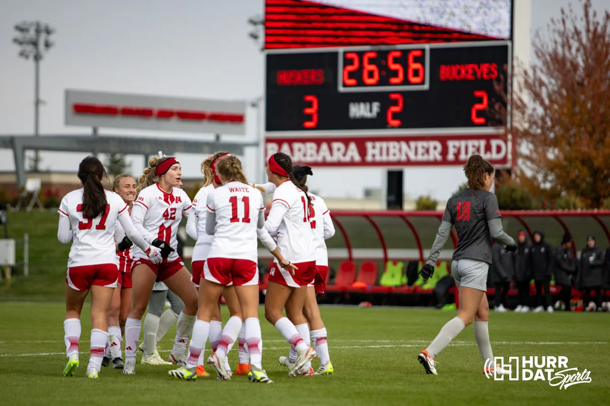 Nebraska Soccer Advances to Conference Semifinals With 3-2 Home Win Over Ohio State