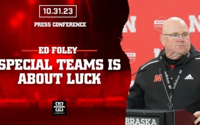 Nebraska Football Special Teams Coach Ed Foley | Michigan State Week | Oct. 31, 2023