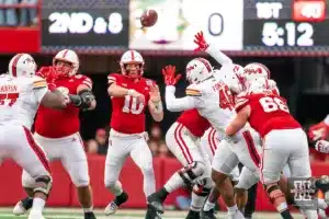 Nebraska Cornhuskers quarterback Heinrich Haarberg