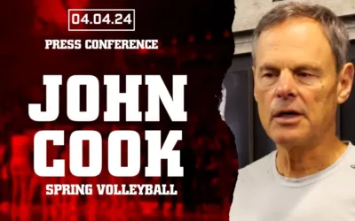 Nebraska Volleyball coach John Cook talks Spring Practice | April 5, 2024
