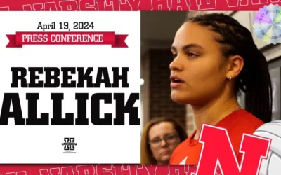 Nebraska volleyball MB Rebekah Allick motivated after disappointing end last season | April 19, 2024
