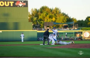 The Omaha Storm Chasers dropped game one of the MiLB NL Championship series 3-2 on September 24th, 2024 at Werner Park in Omaha, NE. Photo by Brandon Tiedemann