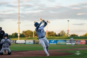 The Omaha Storm Chasers dropped game one of the MiLB NL Championship series 3-2 on September 24th, 2024 at Werner Park in Omaha, NE. Photo by Brandon Tiedemann