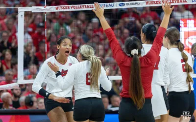 No. 2 Huskers Beat Bruins in Big Ten Opener for Cook’s 700th Nebraska Win