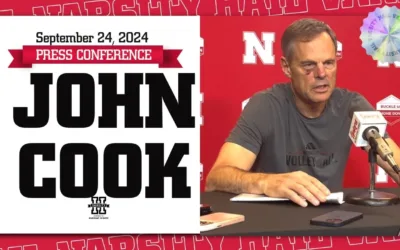 Nebraska Volleyball HC John Cook Previews Start of Big Ten Play For The Huskers | Press Conference