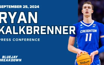 Creighton Men’s Basketball’s Ryan Kalkbrenner Press Conference