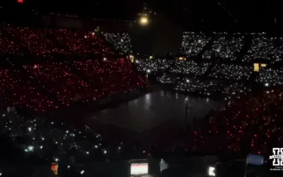 Nebraska Volleyball light show might be the BEST IN SPORTS!