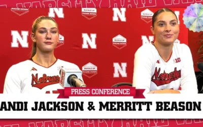 Merritt Beason and Andi Jackson Press Conference | Huskers Top Boilermakers In Five Sets