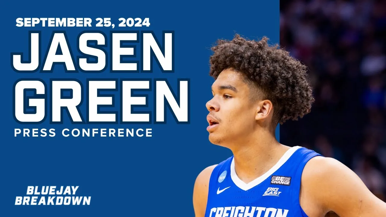 Omaha Native and Millard North Grad Jasen Green Ready for More at Creighton | Press Conference