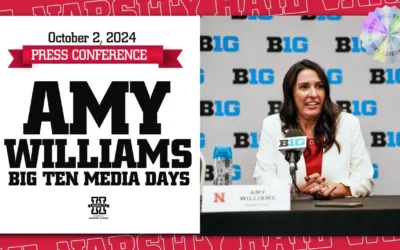 Big Ten Media Days | Nebraska Women’s Basketball Coach Amy Williams Previews The 2024-25 Season