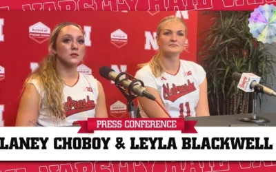 Laney Choboy and Leyla Blackwell Speak on Rutgers Sweep | Press Conference