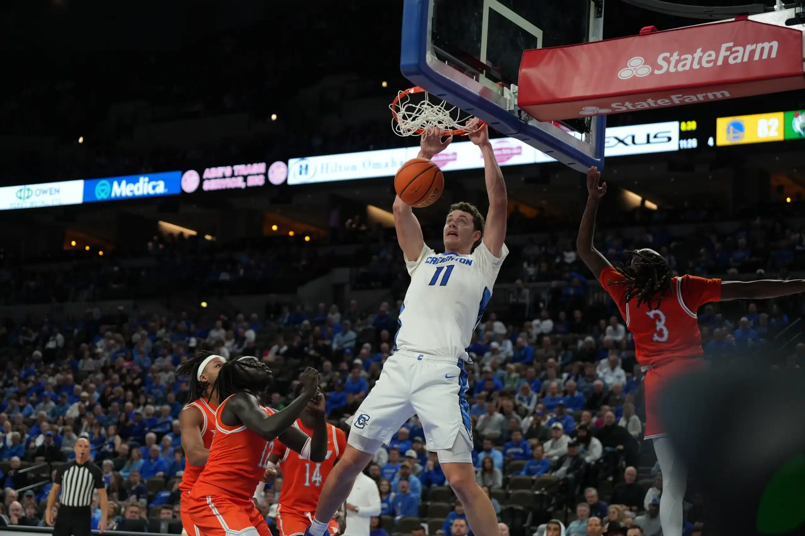 Kalkbrenner’s Monster Performance Leads Creighton Men’s Basketball in Opener